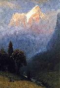 Albert Bierstadt Storm_Among_the_Alps Germany oil painting artist